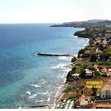 Pelagion II Sea Coral - Beachfront Holiday Home Kypseli Екстер'єр фото