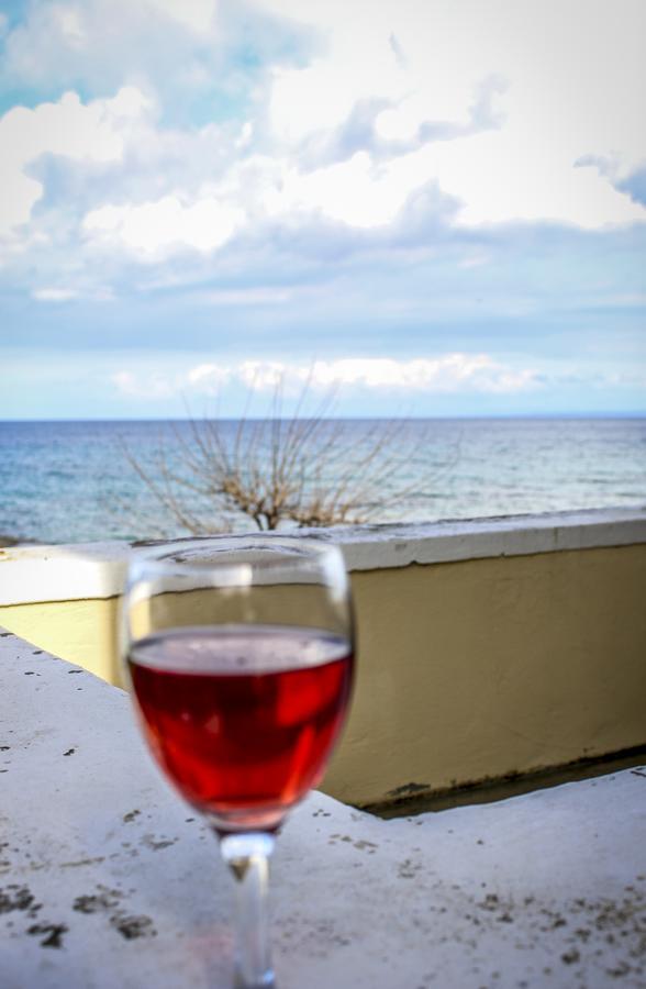 Pelagion II Sea Coral - Beachfront Holiday Home Kypseli Екстер'єр фото